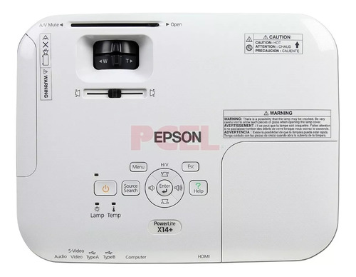 Proyector Videobeam Epson Powerlite X14+ 3000lmn Xga