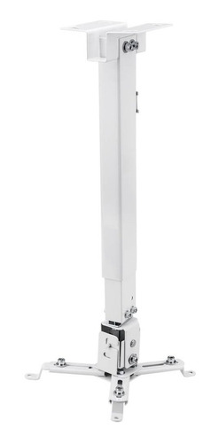 Base Para Proyector De 28-35cms Metalica Blanca Blanco