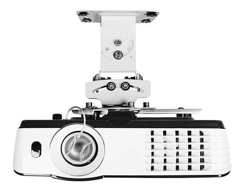 Base Para Proyector De 28-35cms Metalica Blanca Blanco